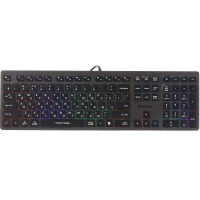 Клавіатура A4Tech Fstyler FX60H Grey Neon Backlit