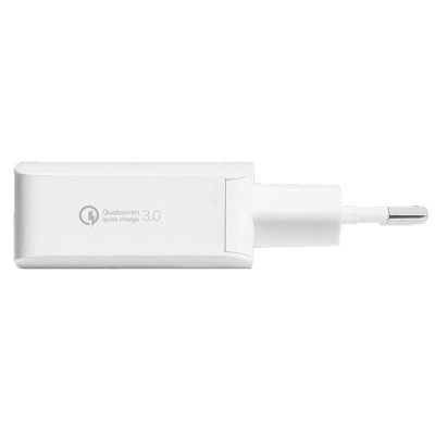 Мережевий зарядний пристрій Ttec SpeedCharger QC 3.0 USB 3A 18W White (2SCQC01K) Мережевий зарядний пристрій Ttec SpeedCharger QC 3.0 USB 3A 18W White (2SCQC01K)