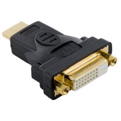 Перехідник Atcom DVI - HDMI (F/M), 24pin, Black (9155) Перехідник Atcom DVI - HDMI (F/M), 24pin, Black (9155)