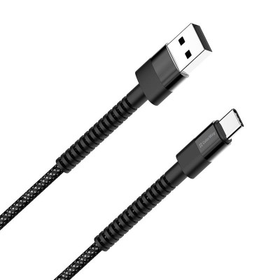 Кабель ColorWay USB - USB Type-C (M/M), 2.4 А, 1 м, Black (CW-CBUC063-BK) Кабель ColorWay USB - USB Type-C (M/M), 2.4 А, 1 м, Black (CW-CBUC063-BK)