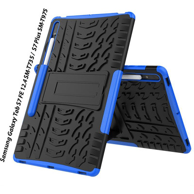 Чохол-накладка BeCover для Samsung Galaxy Tab S7 FE SM-T735/Galaxy Tab S7+ SM-T975 Blue (707137) Чохол-накладка BeCover для Samsung Galaxy Tab S7 FE SM-T735/Galaxy Tab S7+ SM-T975 Blue (707137)