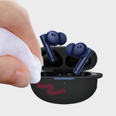 Чохол для навушників BeCover Silicon для Realme Buds Air 6 Pro Black (712018) Чохол для навушників BeCover Silicon для Realme Buds Air 6 Pro Black (712018)