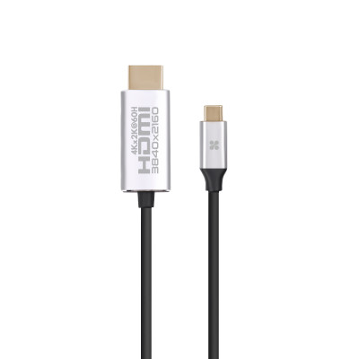 Кабель Promate HDMI-USB Type-C, v2.0, 1.8 m, Grey (hdlink-60h.grey) Кабель Promate HDMI-USB Type-C, v2.0, 1.8 m, Grey (hdlink-60h.grey)