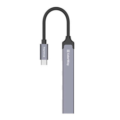 USB-хаб СolorWay USB Type-C 4-в-1 (CW-HUB04) USB-хаб СolorWay USB Type-C 4-в-1 (CW-HUB04)