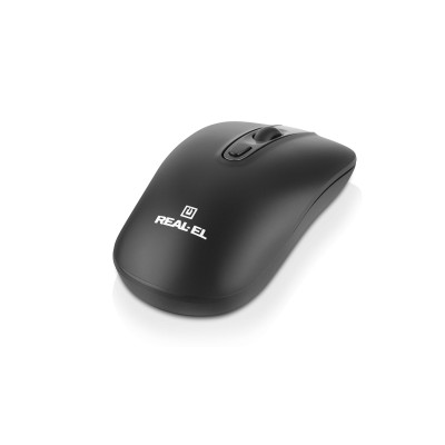 Миша бездротова REAL-EL RM-350W Black
