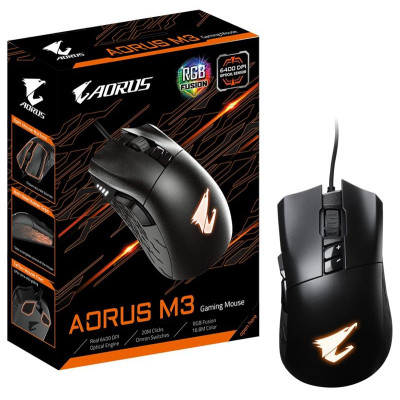 Миша Gigabyte Aorus M3 RGB Black_акція Миша Gigabyte Aorus M3 RGB Black_акція