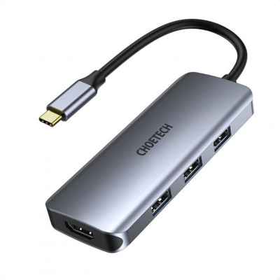 Концентратор Choetech HUB-M19 7 in 1 USB-C to HDMI Multiport Adapter Концентратор Choetech HUB-M19 7 in 1 USB-C to HDMI Multiport Adapter