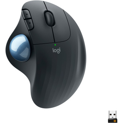 Миша бездротова Logitech Ergo M575 Mouse Graphite (910-006221) Миша бездротова Logitech Ergo M575 Mouse Graphite (910-006221)