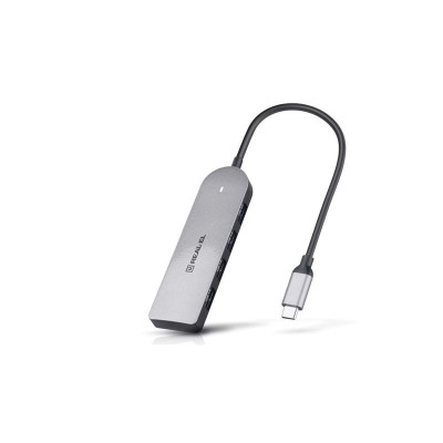 USB-хаб REAL-EL CQ-415 USB Type-C 4-в-1 USB-хаб REAL-EL CQ-415 USB Type-C 4-в-1