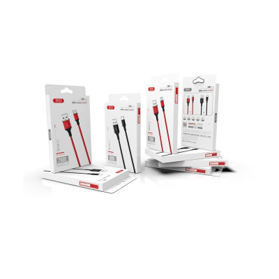 Кабель XO NB143 USB - USB Type-C, (M/M), 2.4A 2 м Black (6920680870844)