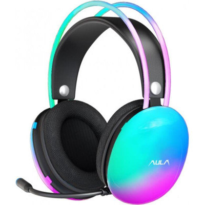 Гарнитура Aula S505 RGB Transparent Gaming Headset Black (6948391235479)