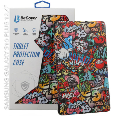 Чохол-книжка BeCover Smart Case для Samsung Galaxy Tab S10 Plus SM-X820/SM-X826 Graffiti (712243) Чохол-книжка BeCover Smart Case для Samsung Galaxy Tab S10 Plus SM-X820/SM-X826 Graffiti (712243)