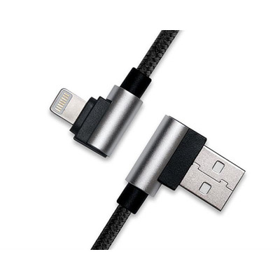 Кабель REAL-EL Premium USB - Lightning (M/M), 1 м, чорний (EL123500034) Кабель REAL-EL Premium USB - Lightning (M/M), 1 м, чорний (EL123500034)