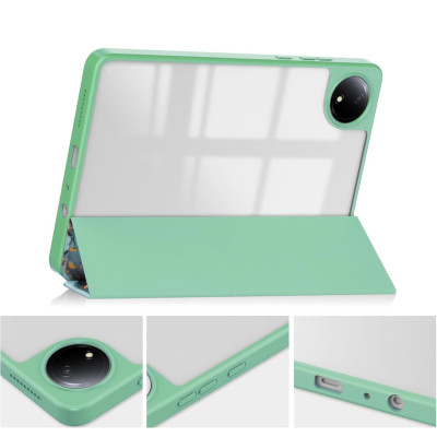 Чохол-книжка BeCover Soft Edge TPU для Xiaomi Redmi Pad SE 8.7 Green Marble (712574)