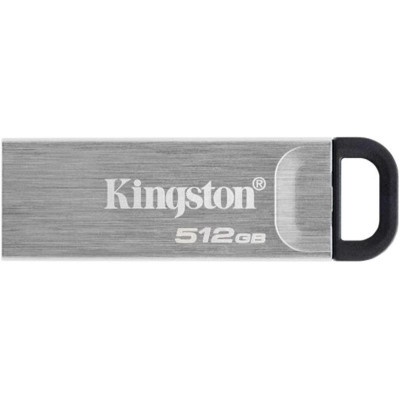 Флеш-накопичувач USB3.2 512GB Kingston DataTraveler Kyson Silver/Black (DTKN/512GB) Флеш-накопичувач USB3.2 512GB Kingston DataTraveler Kyson Silver/Black (DTKN/512GB)