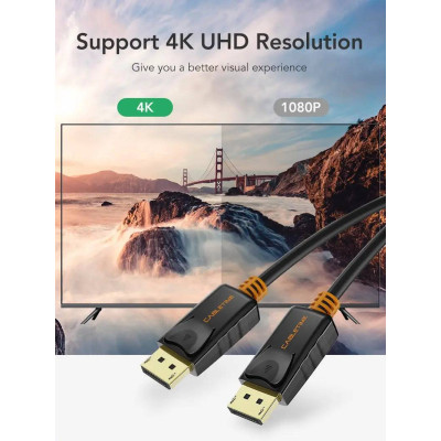 Кабель Cabletime DisplayPort - DisplayPort V 1.2 (M/M), 3 м Black (CD21N) Кабель Cabletime DisplayPort - DisplayPort V 1.2 (M/M), 3 м Black (CD21N)