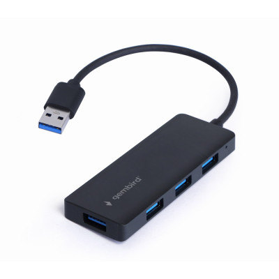 USB-хаб Gembird 4 ports Black (UHB-U3P4-03)