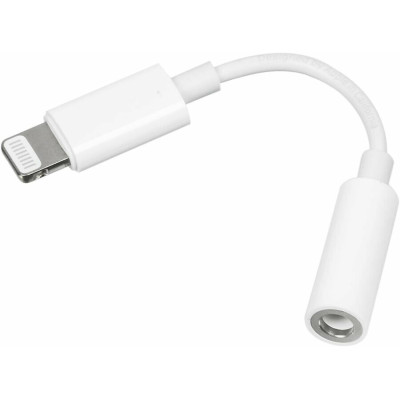 Адаптер Apple Lightning - 3.5 mm (M/F) A1749 White (MMX62) OEM Адаптер Apple Lightning - 3.5 mm (M/F) A1749 White (MMX62) OEM