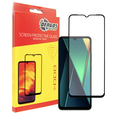 Захисне скло Dengos для Xiaomi Poco C75 Black Full Glue (TGFG-384) Захисне скло Dengos для Xiaomi Poco C75 Black Full Glue (TGFG-384)