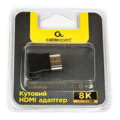 Адаптер Cablexpert HDMI - HDMI V 2.1 (F/M), Black (AP-HDMI8K270-FML) Адаптер Cablexpert HDMI - HDMI V 2.1 (F/M), Black (AP-HDMI8K270-FML)