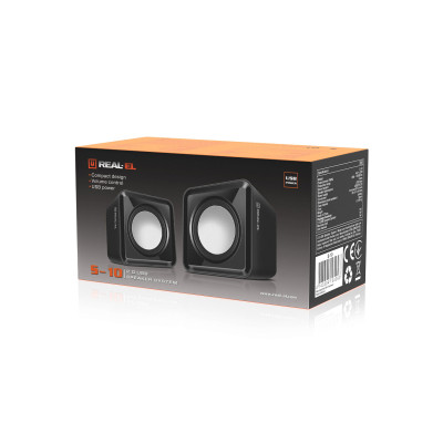 Акустична система REAL-EL S-10 Black Акустична система REAL-EL S-10 Black