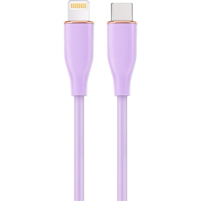 Кабель Cablexpert USB Type-C - Lightning (M/M), 2.25 A, 20 W, 1.5 м, Purple (CC-USB2S-CM8PM-1.5M-P) Кабель Cablexpert USB Type-C - Lightning (M/M), 2.25 A, 20 W, 1.5 м, Purple (CC-USB2S-CM8PM-1.5M-P)