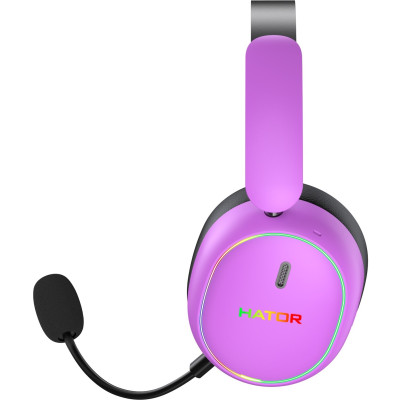 Гарнiтура Hator Phoenix 2 Wireless Violet (ESH42) Гарнiтура Hator Phoenix 2 Wireless Violet (ESH42)