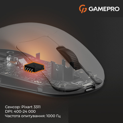 Миша бездротова GamePro Genesis Avenger White (GM096W) Миша бездротова GamePro Genesis Avenger White (GM096W)