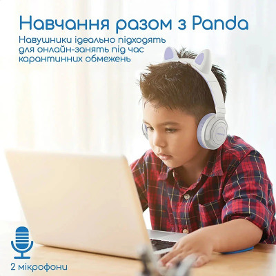 Bluetooth-гарнітура Promate Panda Lilac Bluetooth-гарнітура Promate Panda Lilac