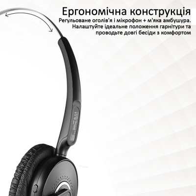 Bluetooth-гарнітура Promate Engage Black Bluetooth-гарнітура Promate Engage Black