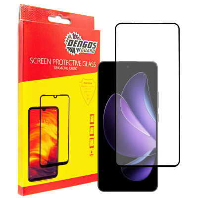 Захисне скло Dengos для Oppo Reno13 F 4G Black Full Glue (TGFG-395) Захисне скло Dengos для Oppo Reno13 F 4G Black Full Glue (TGFG-395)