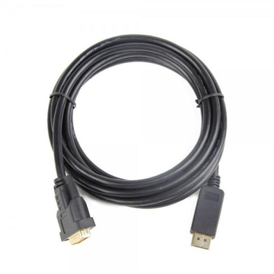 Кабель Cablexpert DisplayPort - DVI (М/М), 1.8 м, чорний (CC-DPM-DVIM-6) Кабель Cablexpert DisplayPort - DVI (М/М), 1.8 м, чорний (CC-DPM-DVIM-6)