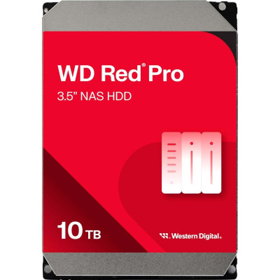 Накопичувач HDD SATA 10.0TB WD Red Pro NAS 7200rpm 512MB (WD103KFBX) Накопичувач HDD SATA 10.0TB WD Red Pro NAS 7200rpm 512MB (WD103KFBX)