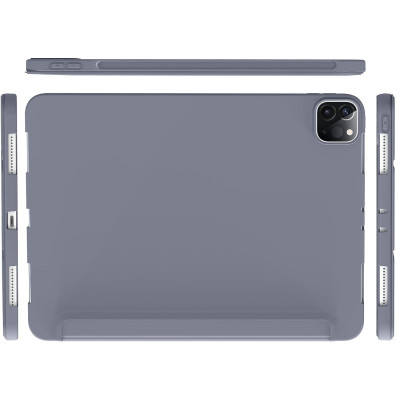 Чохол-книжка BeCover Tri Fold Soft TPU Silicone для Apple iPad Pro 12.9 2020/2021/2022 Purple (711739)