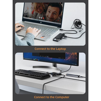 Концентратор Cabletime USB C/A - 4 Port USB 3.0, 5Gbps, 0.15 m (CB05B) Концентратор Cabletime USB C/A - 4 Port USB 3.0, 5Gbps, 0.15 m (CB05B)