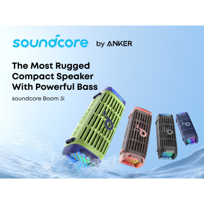 Акустична система Anker SoundCore Boom 3i Blue (D5100030) Акустична система Anker SoundCore Boom 3i Blue (D5100030)