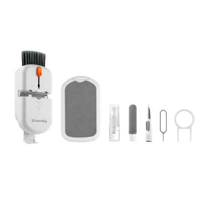 Набір для чищення ColorWay 10 в 1 для очищення навушників/клавіатури (CW-1111) Набір для чищення ColorWay 10 в 1 для очищення навушників/клавіатури (CW-1111)