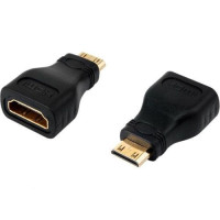 Перехiдник Atcom HDMI - mini-HDMI (F/M), Black (AT5285) Перехiдник Atcom HDMI - mini-HDMI (F/M), Black (AT5285)