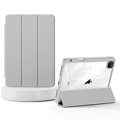 Чохол-книжка BeCover Soft Edge TPU з кріпленням Apple Pencil для Apple iPad Pro 12.9 2020/2021/2022 Gray (711709) Чохол-книжка BeCover Soft Edge TPU з кріпленням Apple Pencil для Apple iPad Pro 12.9 2020/2021/2022 Gray (711709)