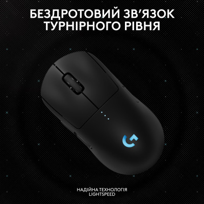 Миша бездротова Logitech G Pro 2 Lightspeed Black (910-007295) Миша бездротова Logitech G Pro 2 Lightspeed Black (910-007295)