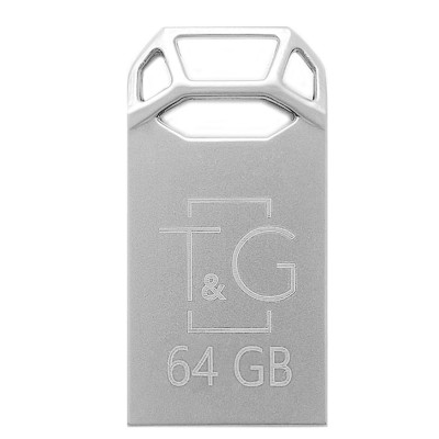 Флеш-накопичувач USB 64GB T&G 110 Metal Series Silver (TG110-64G) Флеш-накопичувач USB 64GB T&G 110 Metal Series Silver (TG110-64G)