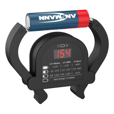 Тестер Ansmann для акумуляторів та батарейок (4000001) Тестер Ansmann для акумуляторів та батарейок (4000001)