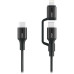 Кабель Promate USB Type-C - USB Type-C Lightning (M/M), 3A, 60W, 1.2 м, Black (powerlink-cci.black)