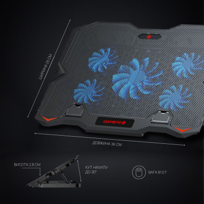 Підставка для ноутбука GamePro CP627 Підставка для ноутбука GamePro CP627