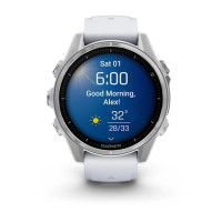 Смарт-годинник Garmin Fenix 8 43mm AMOLED Silver with Whitestone Silicone (010-02903-06) Смарт-годинник Garmin Fenix 8 43mm AMOLED Silver with Whitestone Silicone (010-02903-06)