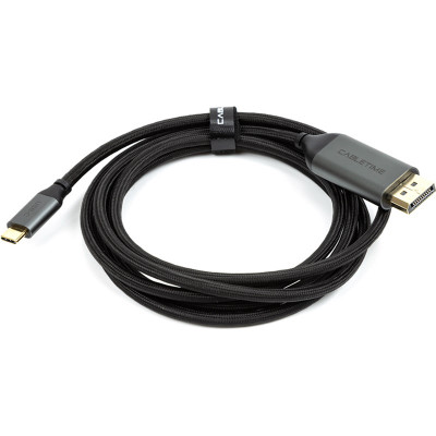 Кабель Cabletime USB Type-C - DisplayPort (M/M), 4K, Ultra HD, 1.8м, V1.2, Black (CA913305) Кабель Cabletime USB Type-C - DisplayPort (M/M), 4K, Ultra HD, 1.8м, V1.2, Black (CA913305)