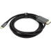 Кабель Cabletime USB Type-C - DisplayPort (M/M), 4K, Ultra HD, 1.8м, V1.2, Black (CA913305) Кабель Cabletime USB Type-C - DisplayPort (M/M), 4K, Ultra HD, 1.8м, V1.2, Black (CA913305)