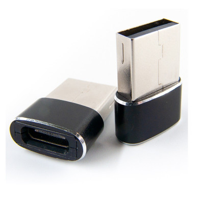 Адаптер Dengos USB-USB Type-C Black (ADP-021) Адаптер Dengos USB-USB Type-C Black (ADP-021)