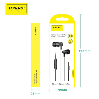 Гарнітура Foneng EP500 heavy bass metal remote earphone (EP500-E-R-HBM) Гарнітура Foneng EP500 heavy bass metal remote earphone (EP500-E-R-HBM)