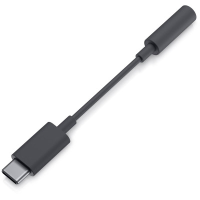 Адаптер Dell 3.5 мм - USB Type-C (F/M), Black (3GVVD)